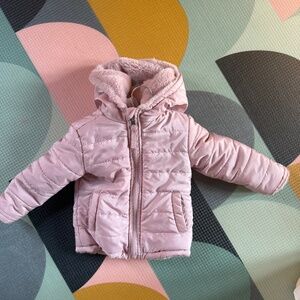 Liv and Lottie girl's 3T hooded coat pink